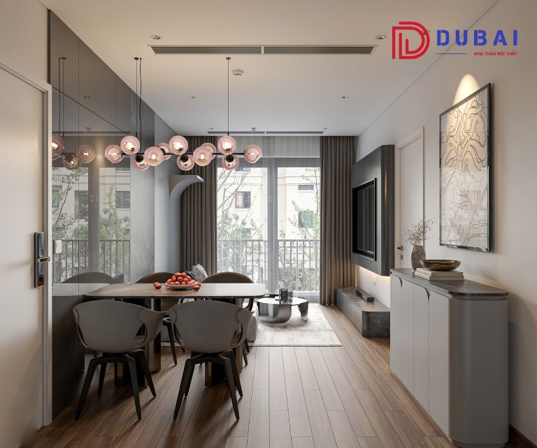 thiết kế nội thất chung cư 60m2