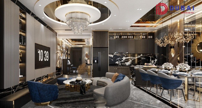 thiết kế nội thất chung cư tân cổ điển