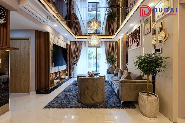 thiết kế nội thất chung cư tân cổ điển