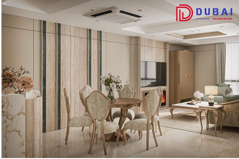 thiết kế nội thất chung cư tân cổ điển