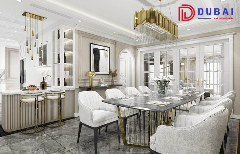 thiết kế nội thất chung cư tân cổ điển