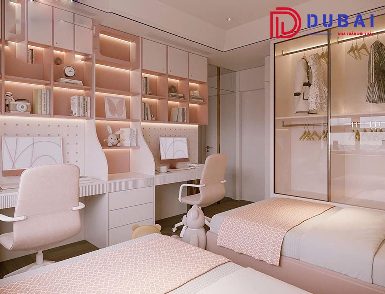 thiết kế phòng ngủ cho bé