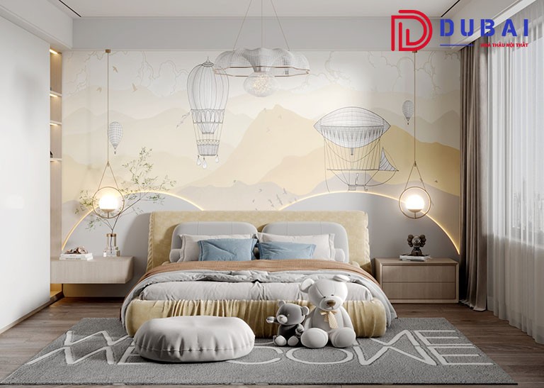 thiết kế phòng ngủ cho bé