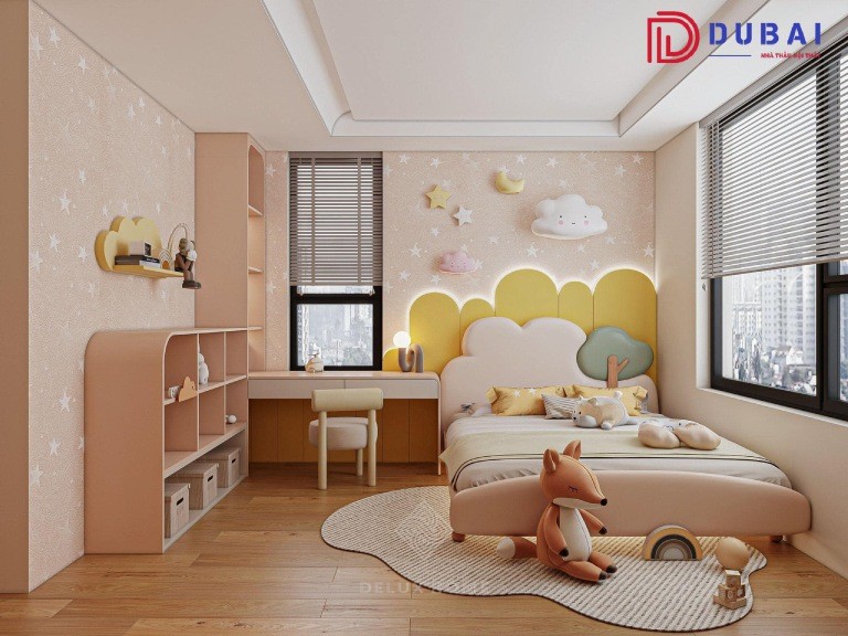 thiết kế phòng ngủ cho bé