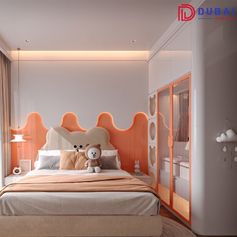 thiết kế phòng ngủ cho bé gái