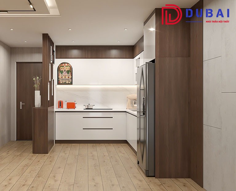 tủ bếp chữ l