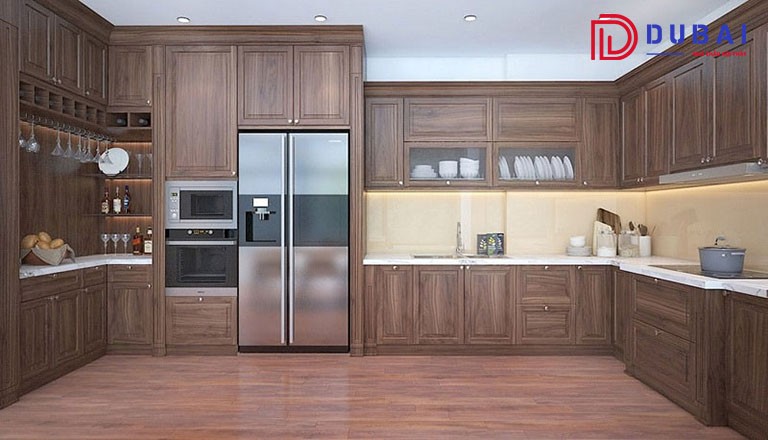 Tủ Bếp Gỗ Sồi