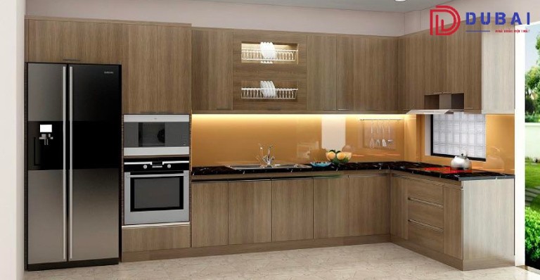 tủ bếp melamine