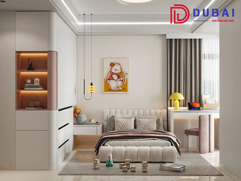 phòng ngủ cho bé gái 11 tuổi