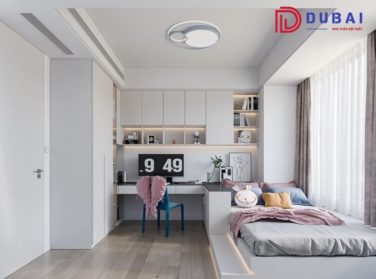 phòng ngủ cho bé gái 11 tuổi