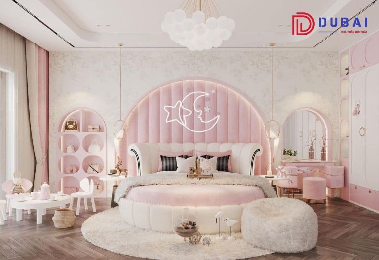 phòng ngủ cho bé gái 12 tuổi