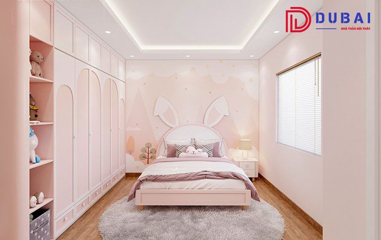 phòng ngủ cho bé gái 12 tuổi