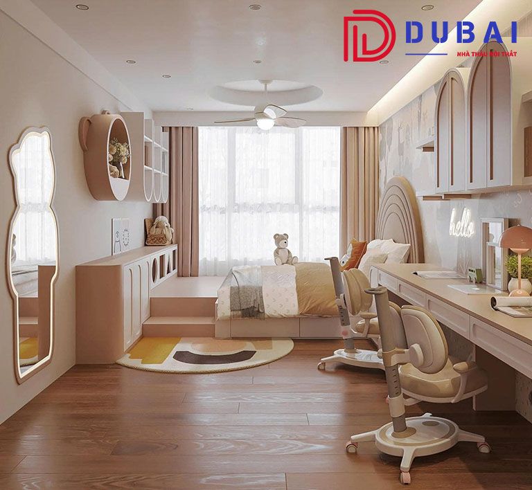 phòng ngủ cho bé gái 12 tuổi