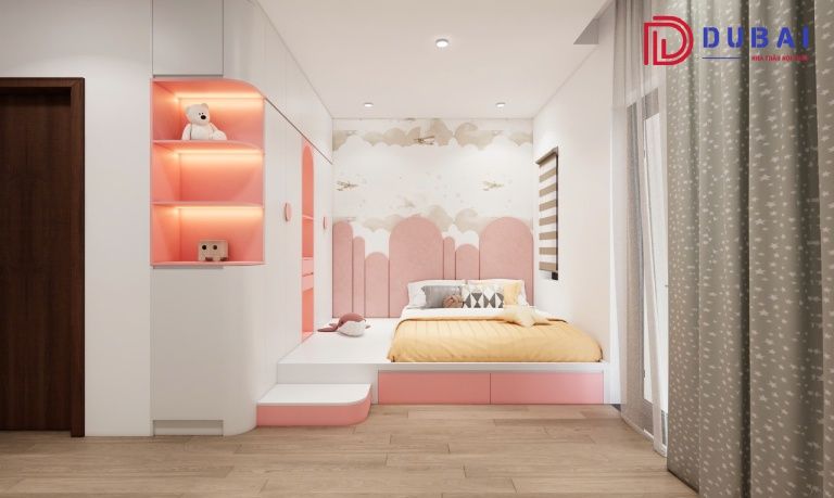 phòng ngủ cho bé gái 13 tuổi