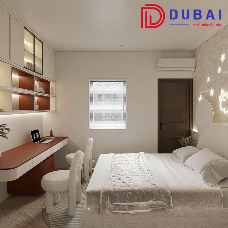 phòng ngủ cho bé gái 13 tuổi