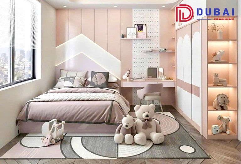 phòng ngủ cho bé gái 15 tuổi