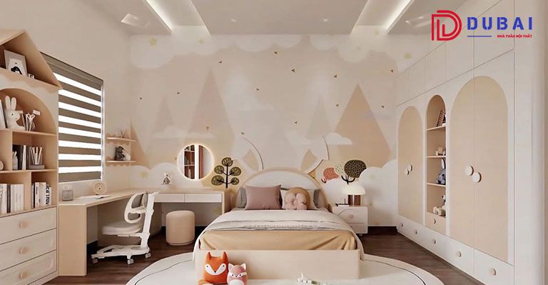 phòng ngủ cho bé gái 15 tuổi