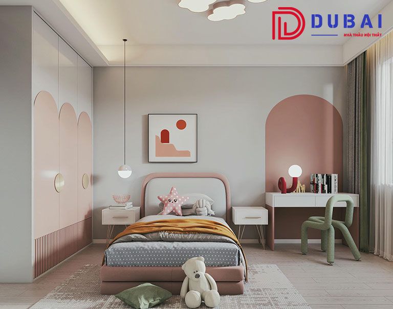 phòng ngủ cho bé gái 15 tuổi