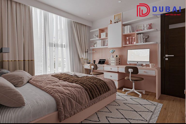 phòng ngủ cho bé gái 15 tuổi