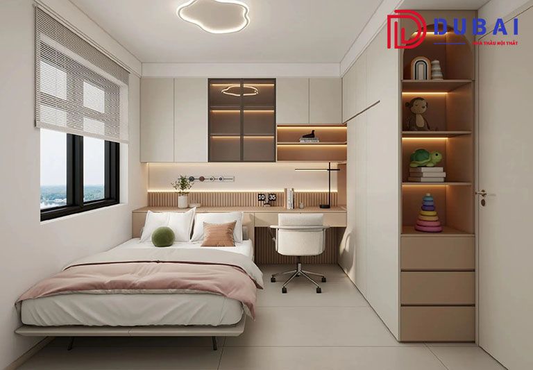 phòng ngủ cho bé gái 18 tuổi