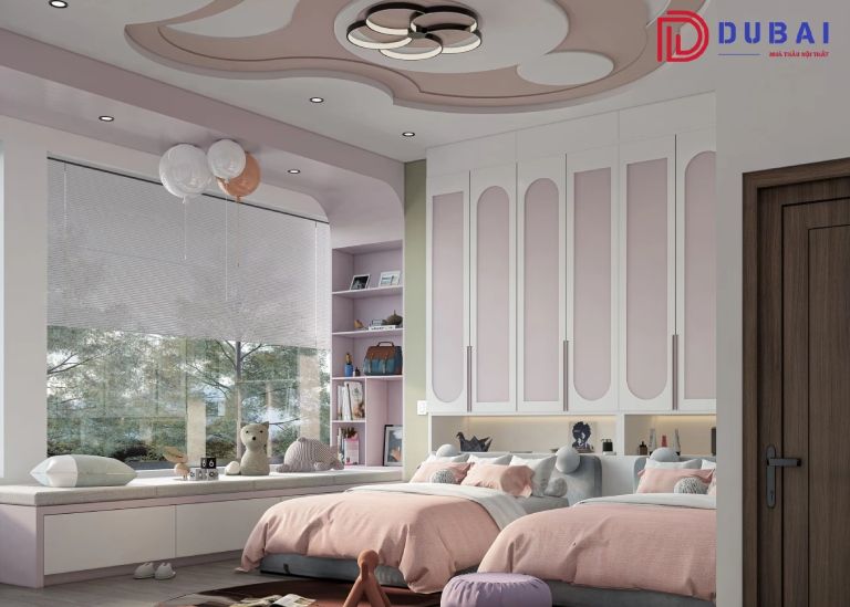 phòng ngủ cho bé gái 18 tuổi