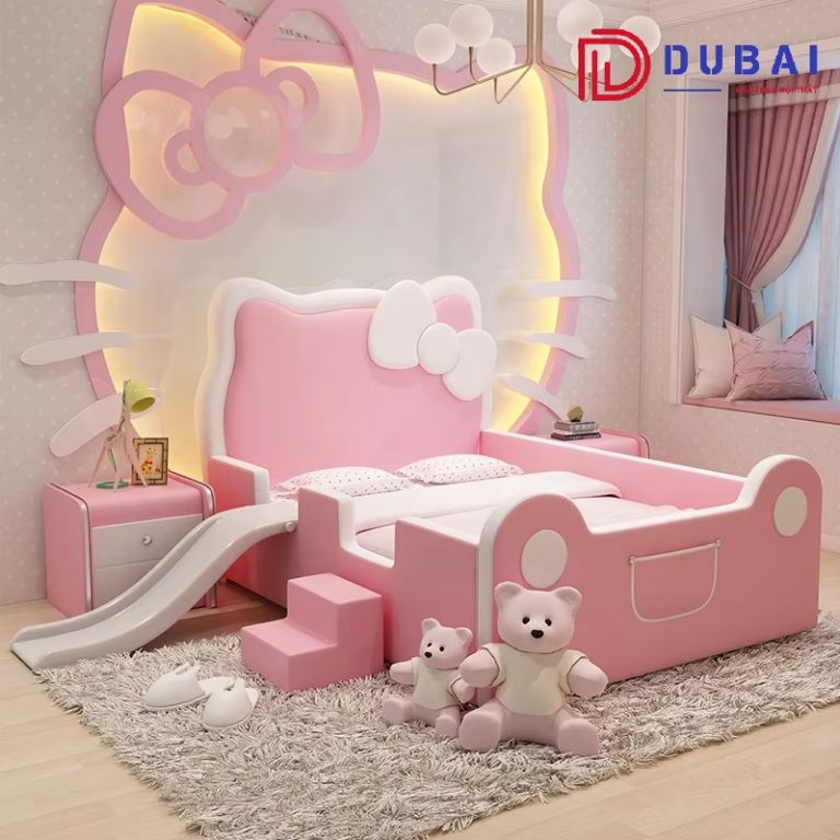 phòng ngủ cho bé gái hello kitty