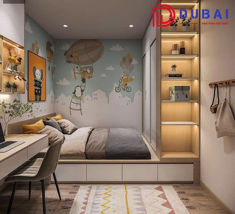 phòng ngủ cho bé trai 15 tuổi