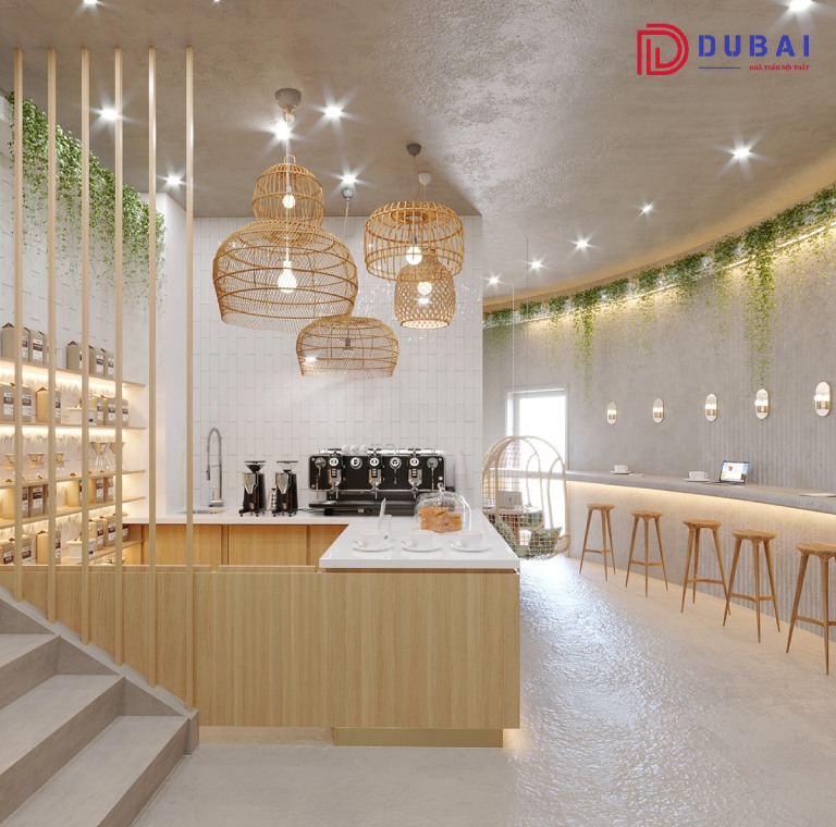 Thi Công Nội Thất Quán Trà Sữa