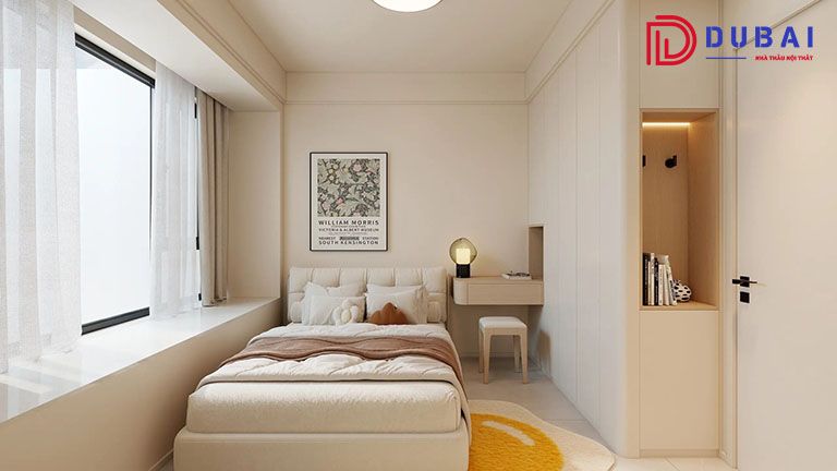 thiết kế phòng ngủ cho bé gái 10m2