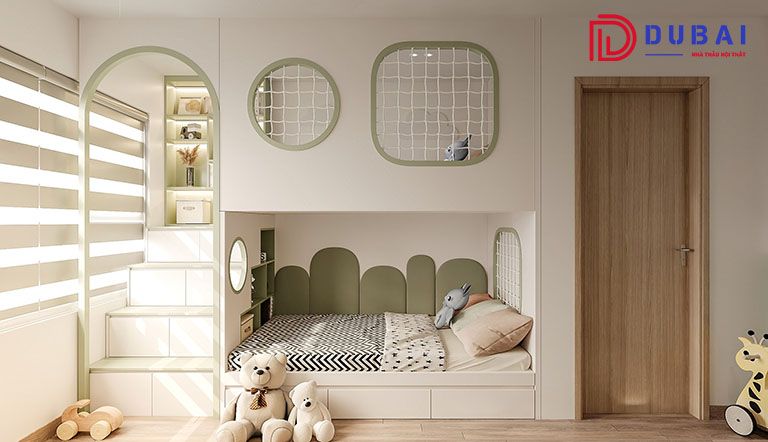 thiết kế phòng ngủ cho bé trai