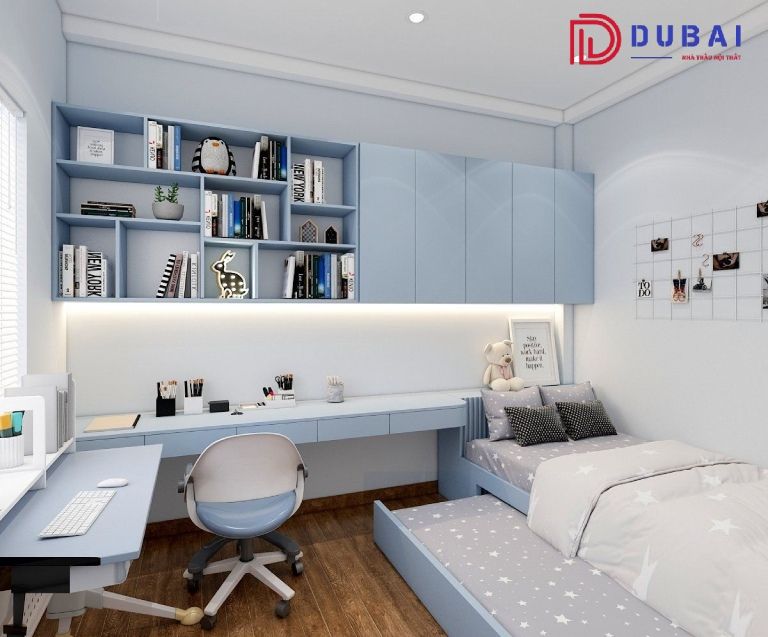 thiết kế phòng ngủ cho bé trai