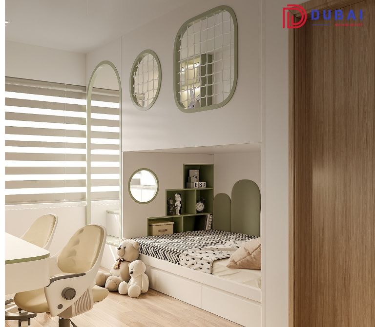 thiết kế phòng ngủ cho bé trai