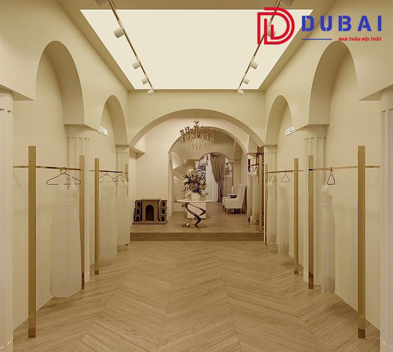 Thi Công Nội Thất Showroom Áo Cưới